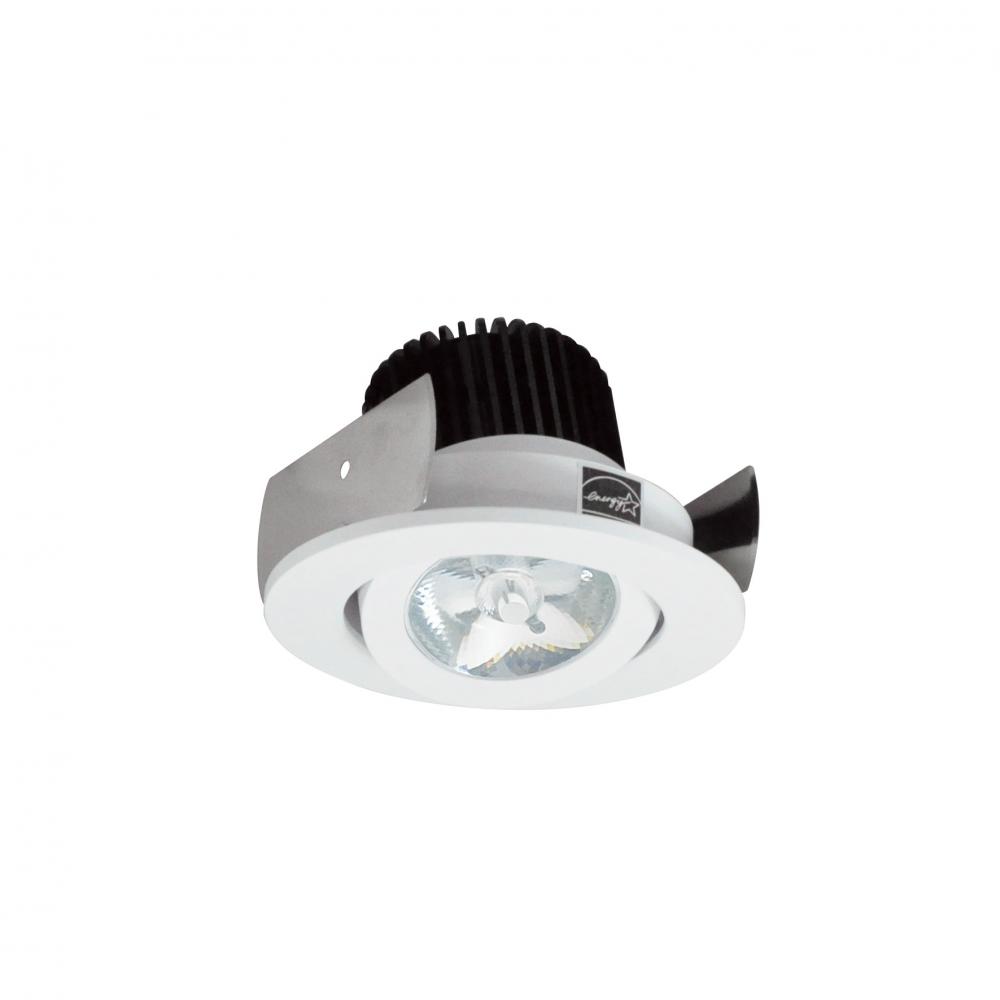 2&#34; Iolite LED Round Adjustable Gimbal, 10-Degree Optic, 850lm / 12W, 4000K, Matte Powder White