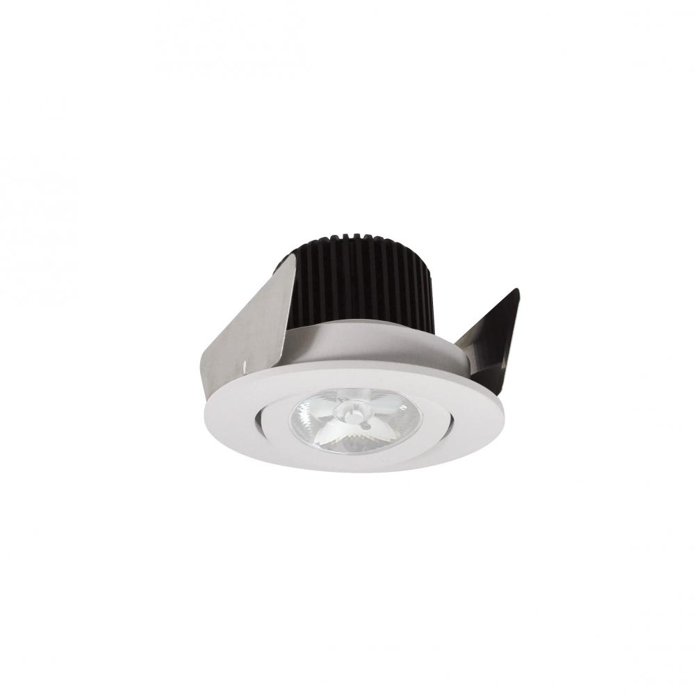 2&#34; Iolite LED Round Adjustable Gimbal, 10-Degree Optic, 850lm / 12W, 4000K, White Finish