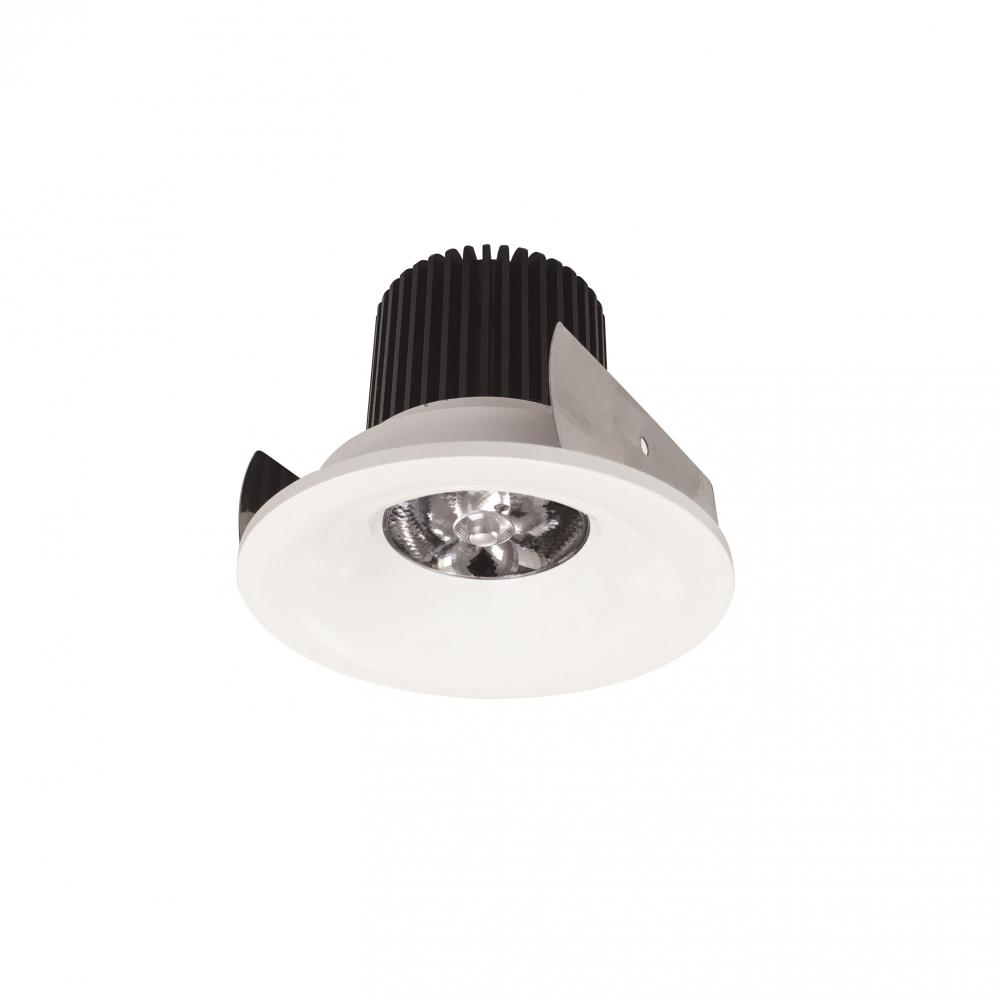 2&#34; Iolite LED Round Bullnose, 10-Degree Optic, 850lm / 12W, 2700K, White Finish