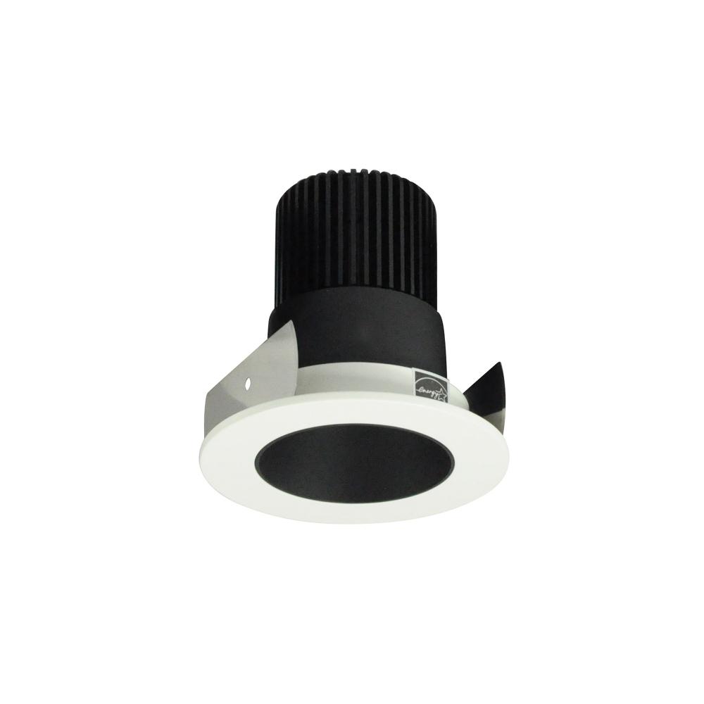 2&#34; Iolite LED Round Reflector, 1000lm / 14W, 2700K, Black Reflector / White Flange