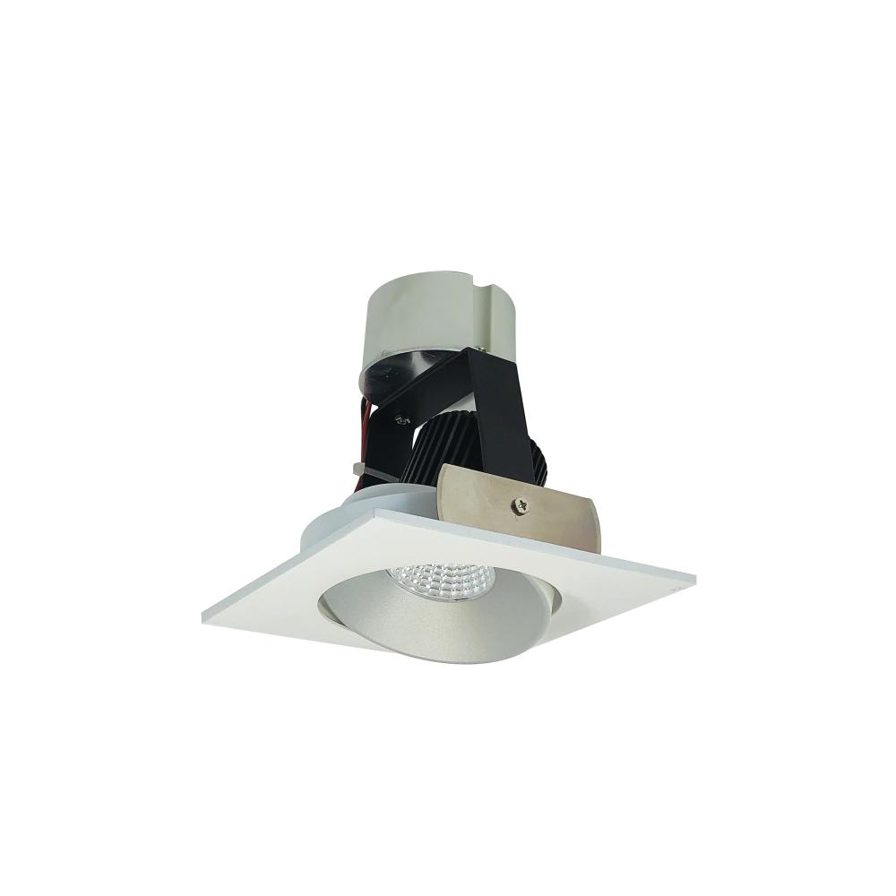 4&#34; Iolite LED Square Adjustable Cone Retrofit, 800lm / 14W, 5000K, Haze Reflector / White Flange