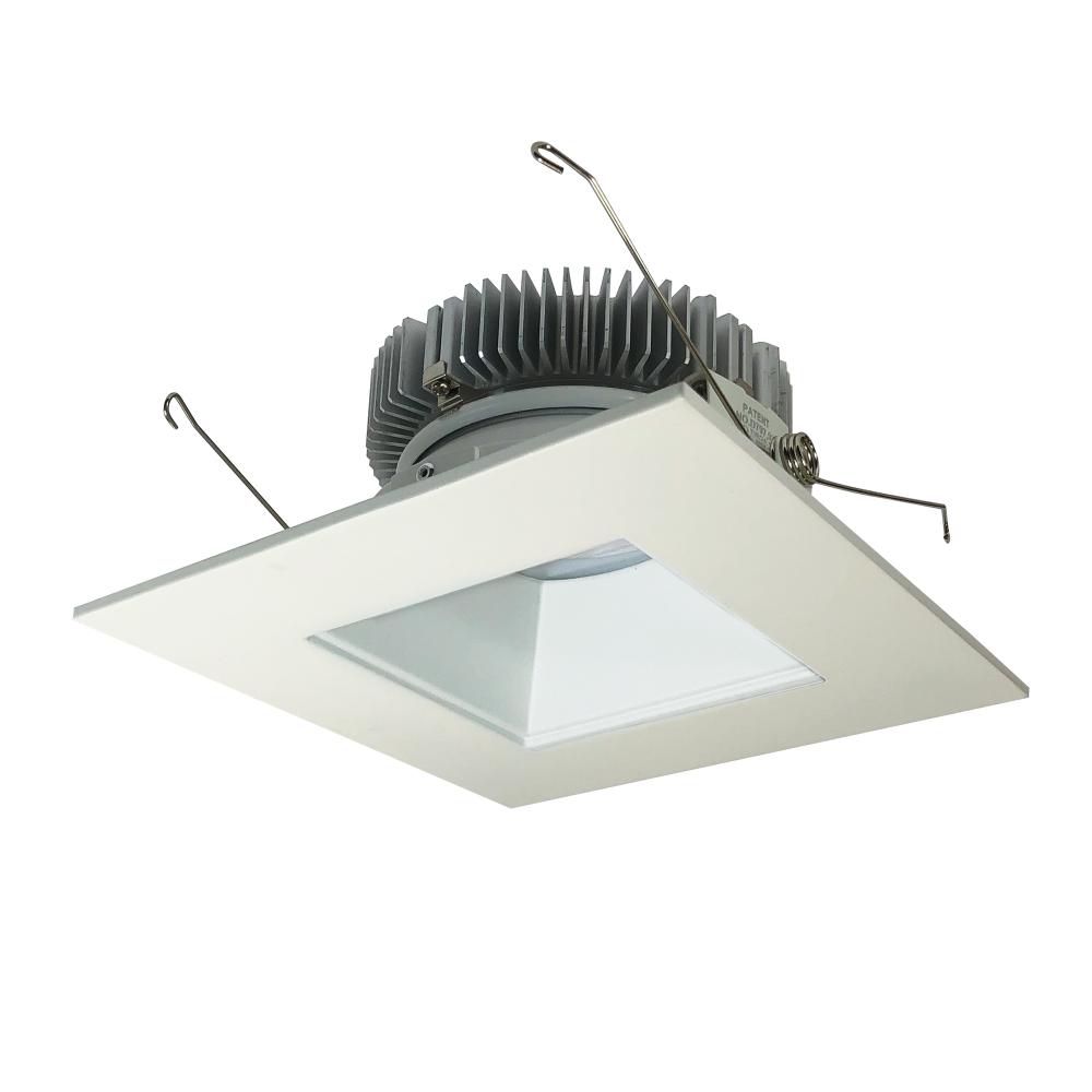 6&#34; Cobalt Dedicated High Lumen Square/Square, 2000lm, Comfort Dim, Matte Powder White Reflector