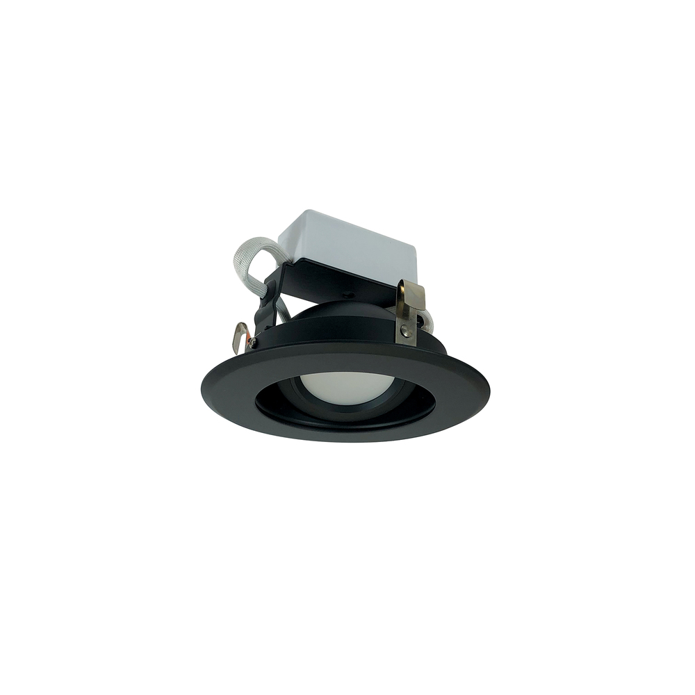 4&#34; Cobalt Adjustable LED Retrofit, 1000lm / 12W, 4000K, Black Reflector / Black Flange