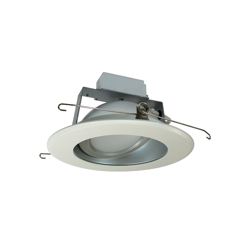 6&#34; Cobalt Adjustable LED Retrofit, 1200lm / 14W, 3500K, Haze Reflector / White Flange
