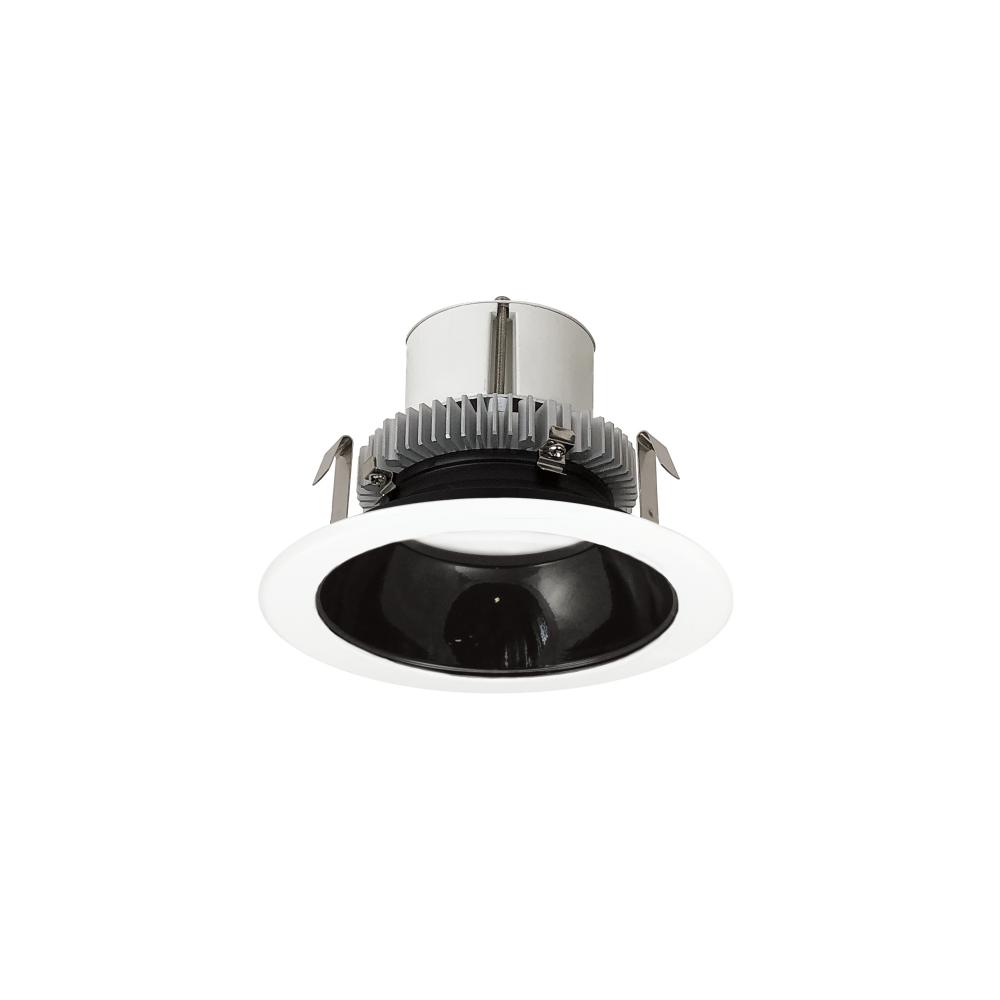 4&#34; Cobalt Click Round Retrofit Reflector, 1000lm / 12W, 2700K, Black Reflector / White Flange,