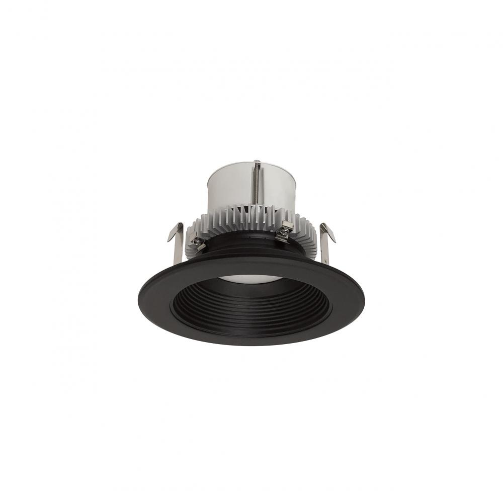 4&#34; Cobalt Click Round Retrofit Baffle, 750lm / 10W, 2700K, Black Baffle / Black Flange