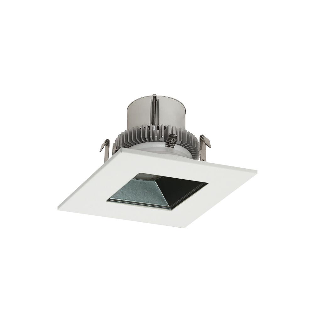 4&#34; Cobalt Click Square Retrofit Reflector with Square Aperture, 1000lm / 12W, 3500K, Pewter