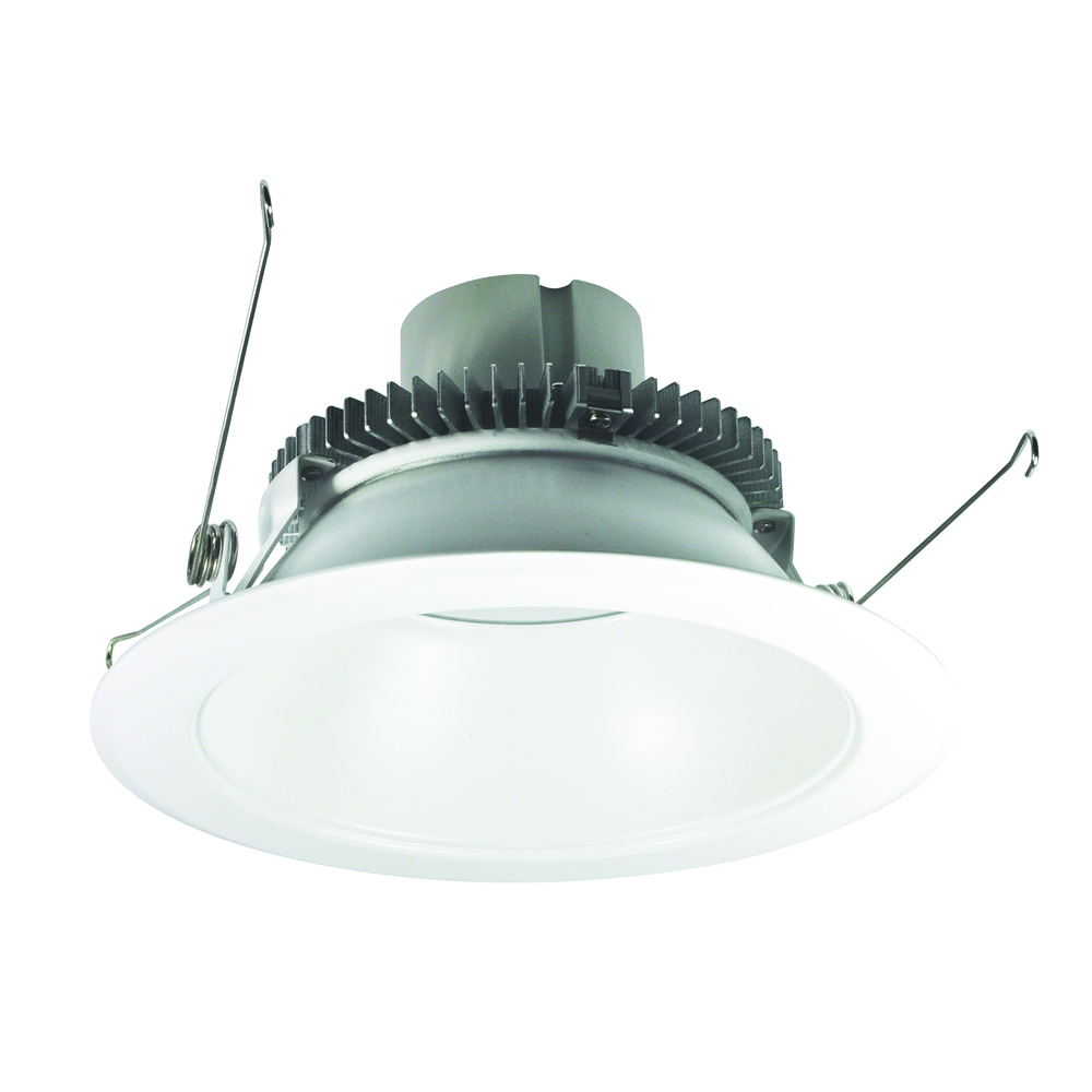 6&#34; Cobalt Click Round Retrofit Reflector, 1000lm / 12W, 3500K, Matte Powder White Reflector /