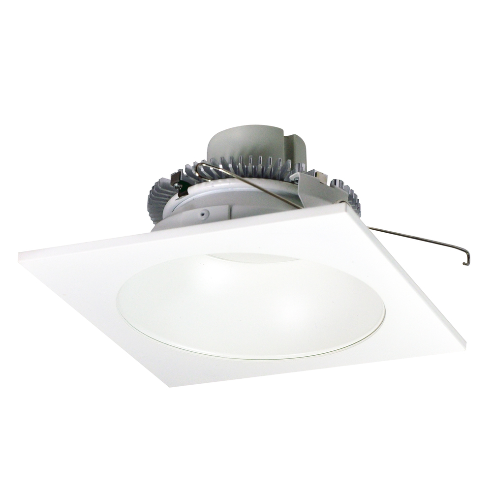 6&#34; Cobalt Click Square Retrofit Reflector with Round Aperture, 750lm / 10W, 3000K, Matte Powder