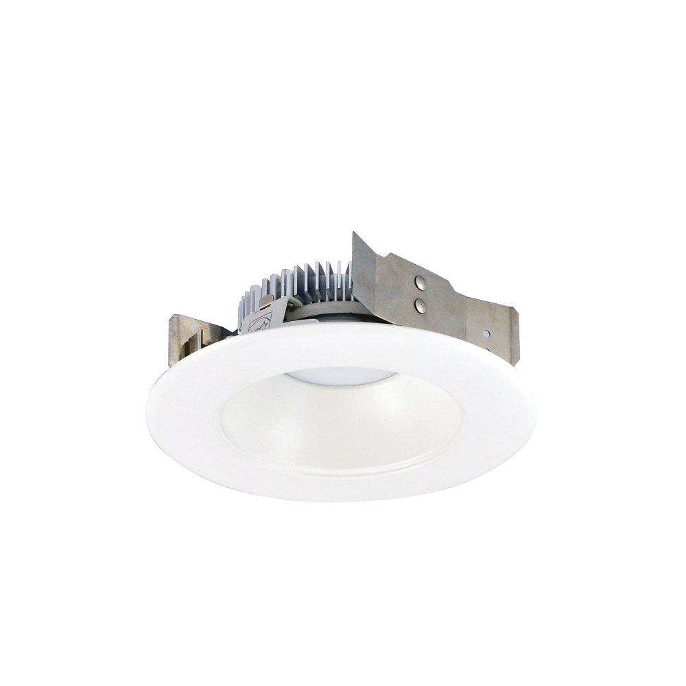 4&#34; Cobalt Shallow High Lumen LED Trim, Round Reflector, 1250lm, 2700K, Matte Powder White