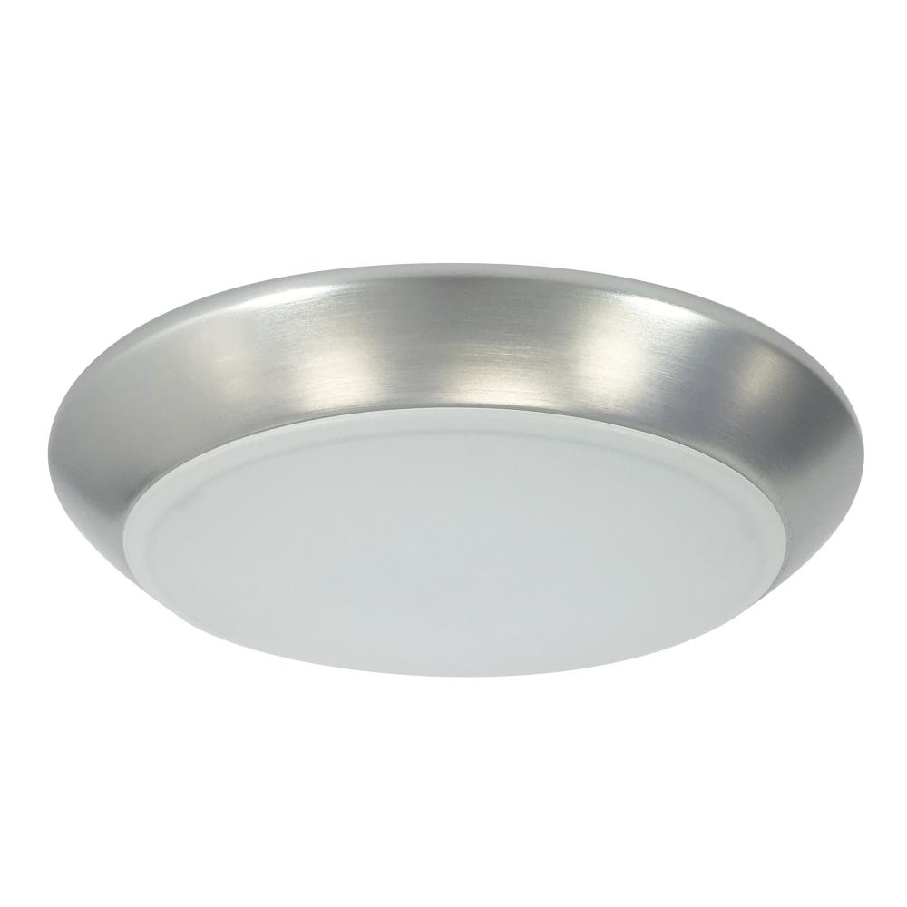 8&#34; AC Opal LED Surface Mount, 2150lm / 30W, 3000K, Natural Metal finish