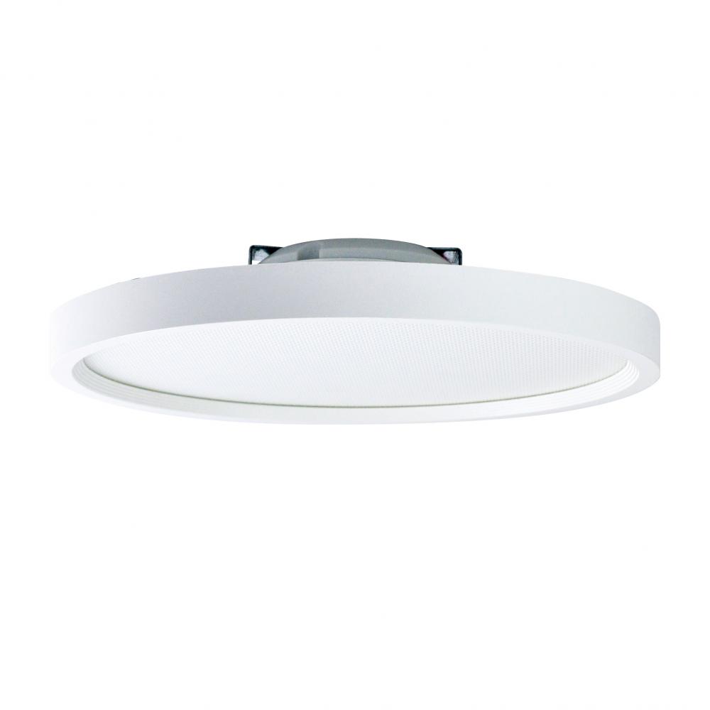 7&#34; SURF Round LED Surface Mount with Dedicated CCT, 1100lm / 14W, 3000K, Matte Powder White