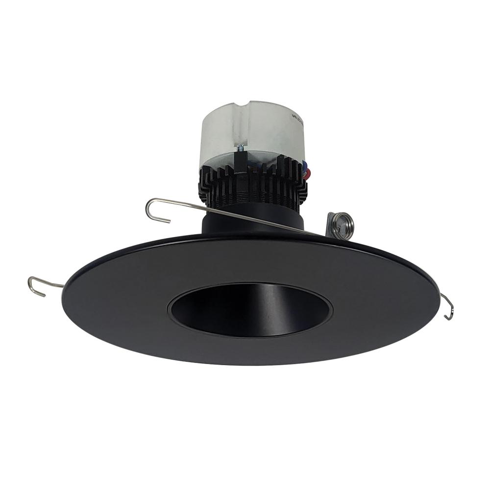 5&#34;/6&#34; Pearl LED Round Retrofit Reflector, 1200lm / 12W, 3000K, Black Reflector / Black