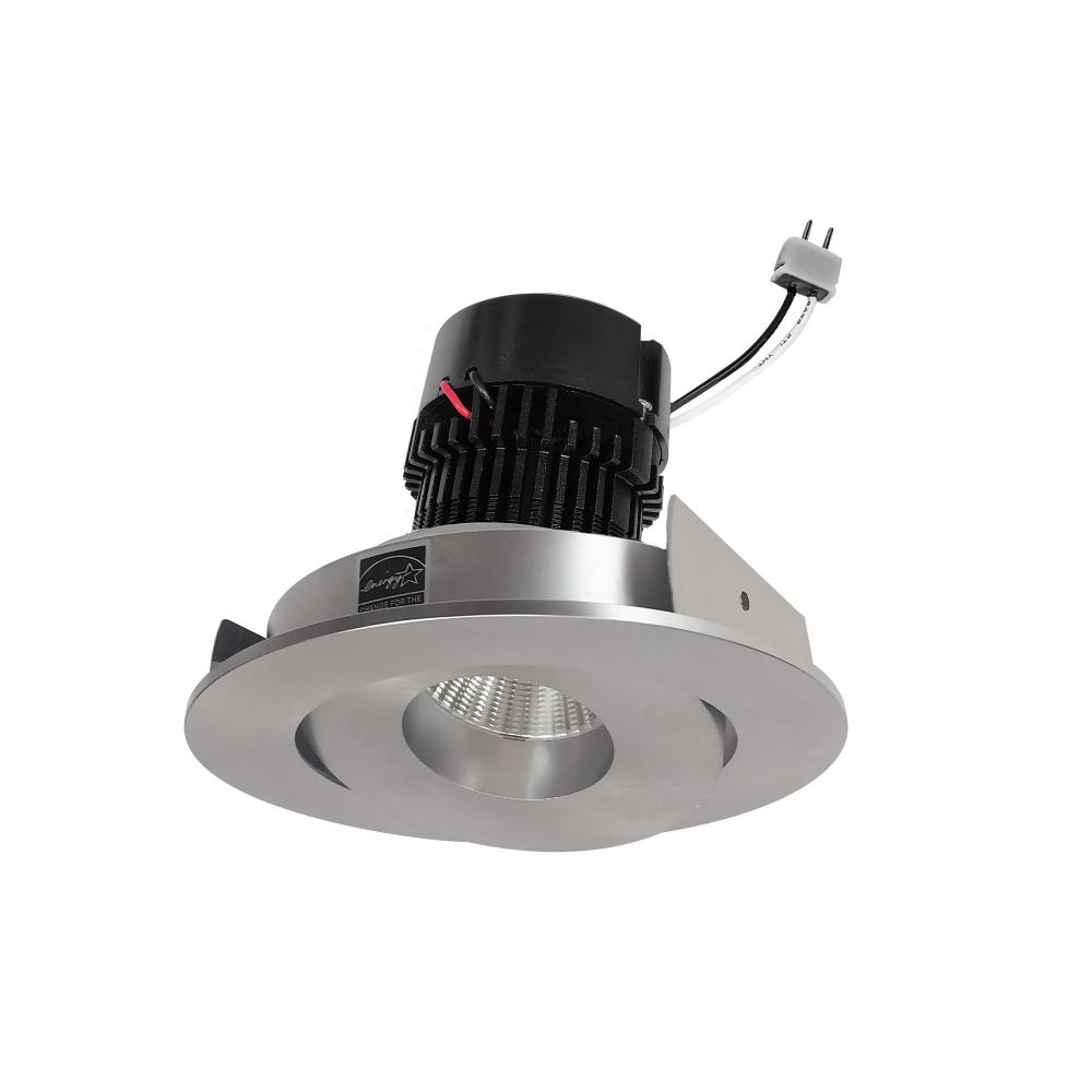 4&#34; Pearl Low Voltage LED Round Adjustable Gimbal Retrofit, 1050lm / 11W, 2700K, Natural Metal