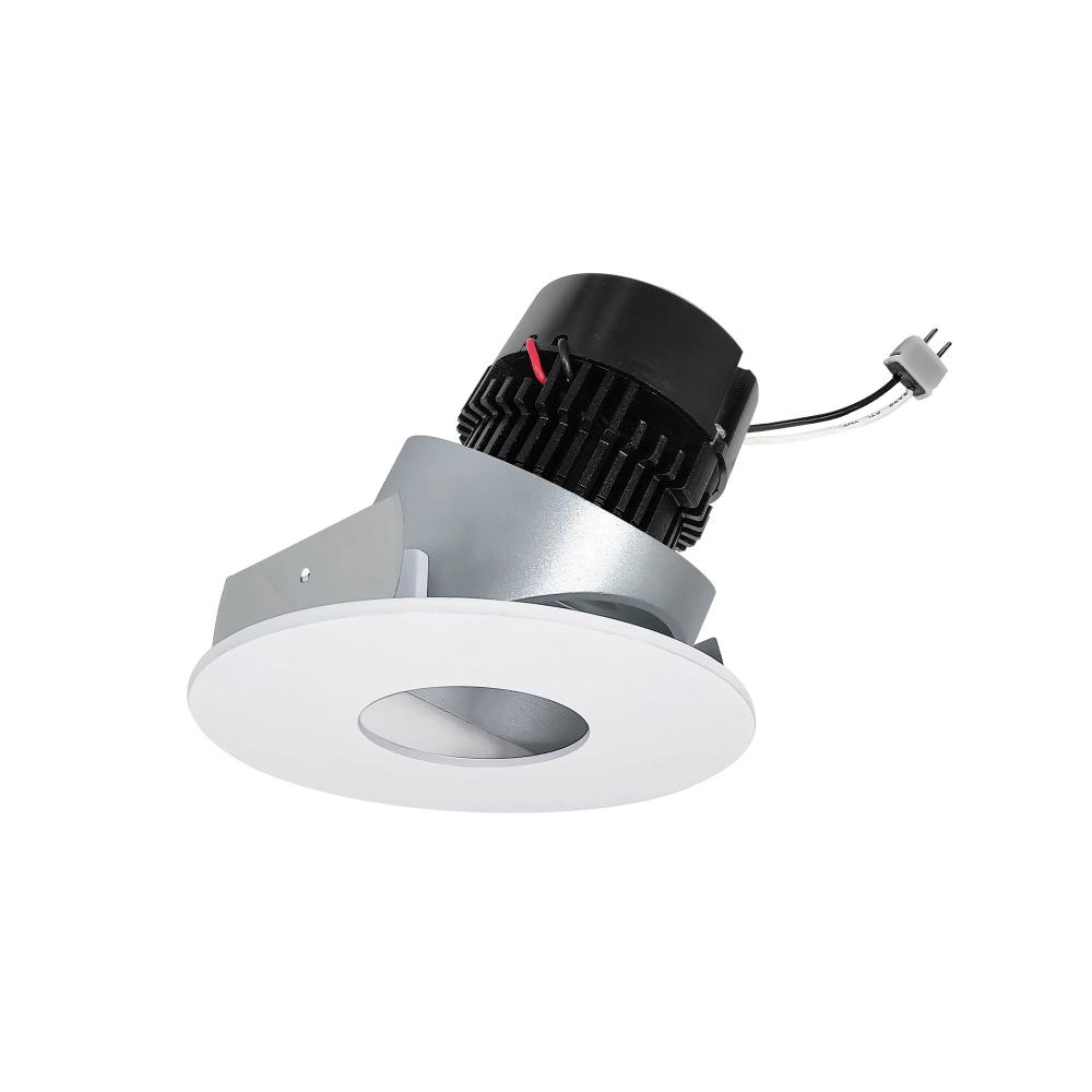 4&#34; Pearl Low Voltage LED Round Adjustable Pinhole Retrofit, 950lm / 11W, 3000K, Haze Pinhole /