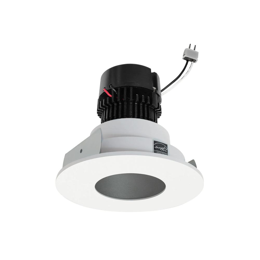 4&#34; Pearl Low Voltage LED Round Pinhole Retrofit, 950lm / 11W, 3000K, Haze Pinhole / Matte Powder