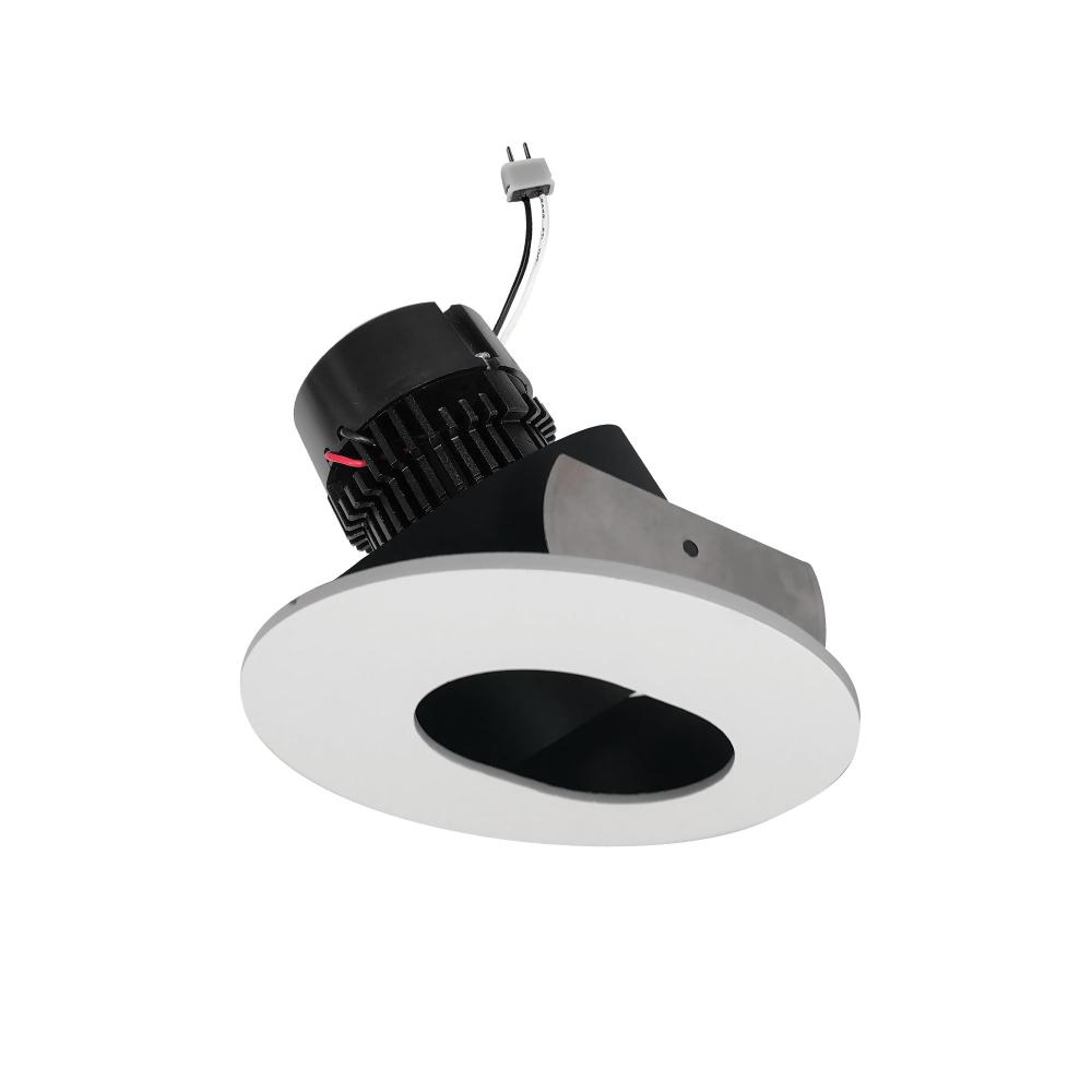 4&#34; Pearl Low Voltage LED Round Adjustable Slot Aperture Retrofit, 950lm / 11W, 2700K, Black Slot