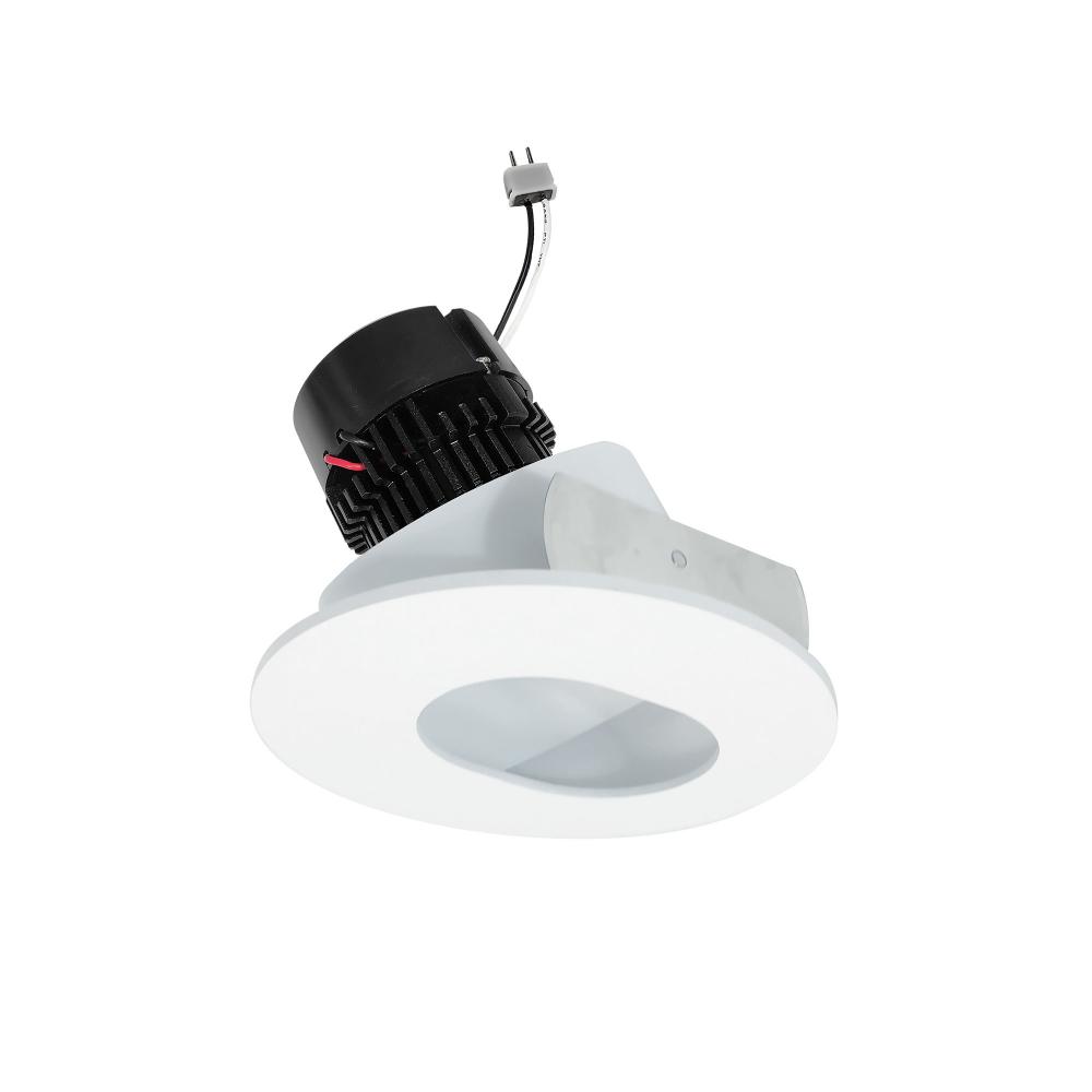 4&#34; Pearl Low Voltage LED Round Adjustable Slot Aperture Retrofit, 950lm / 11W, 4000K, Matte