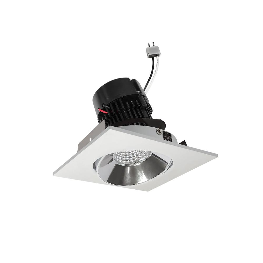 4&#34; Pearl Low Voltage LED Square Adjustable Cone Retrofit, 1200lm / 11W, 3500K, Specular Clear