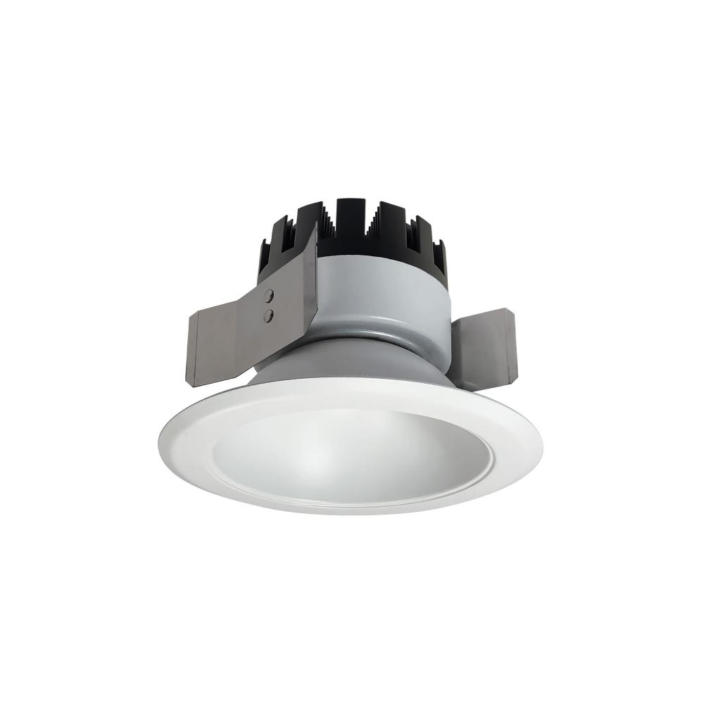 5&#34; Marquise III Round Open Reflector, 900lm, 3000K, Flood Optic, White Reflector/White Flange