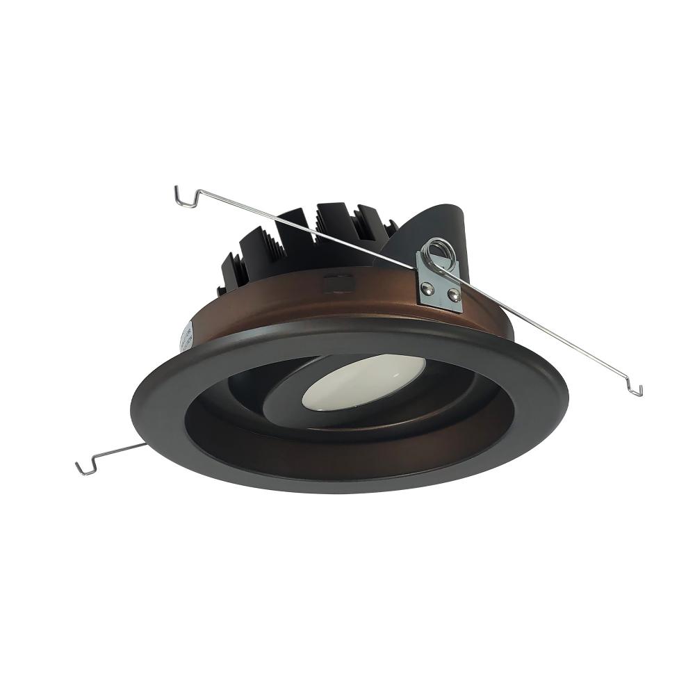 6&#34; Marquise III Adjustable Regressed Gimbal Reflector, 900lm, 3000K, Flood Optic, Bronze