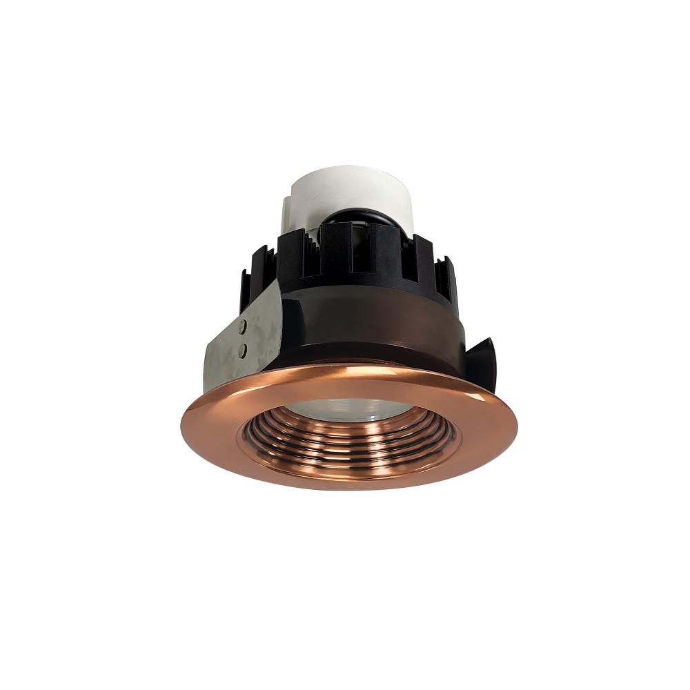 4&#34; Marquise III Retrofit, Copper Baffle/Copper Flange, 120-277V; 0-10V Dimming, 1300lm / 12W,