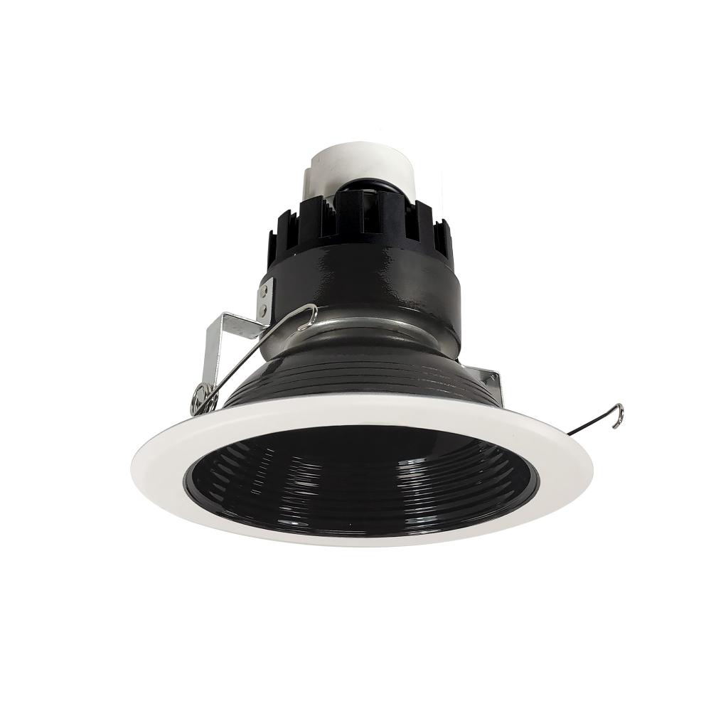 6&#34; Marquise III Retrofit, Black Baffle/White Flange, 120-277V; 0-10V Dimming, 1300lm / 12W,