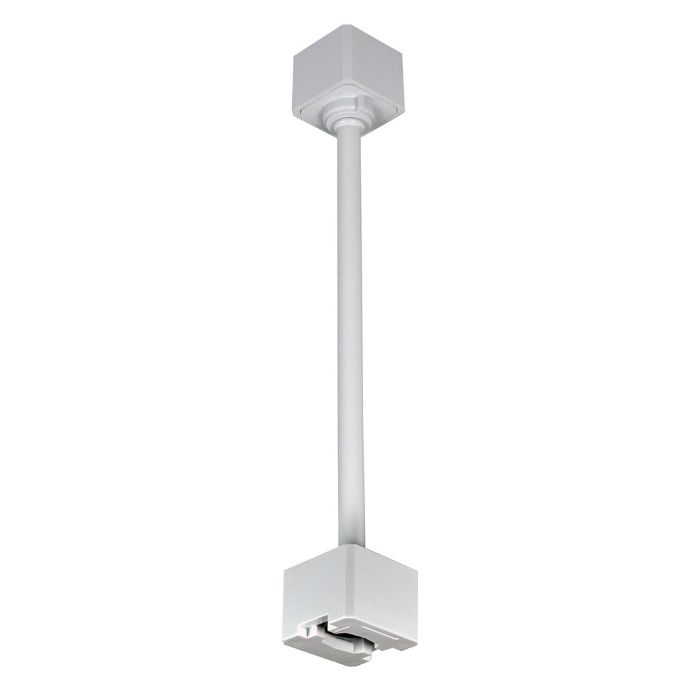 18&#34; Track Extension Rod, 1 or 2 Circuit Track, L-style, White