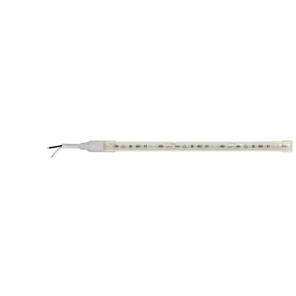 Custom Cut 15-ft 120V Continuous LED Tape Light, 330lm / 3.6W per foot, 2700K, w/ Mounting Clips and