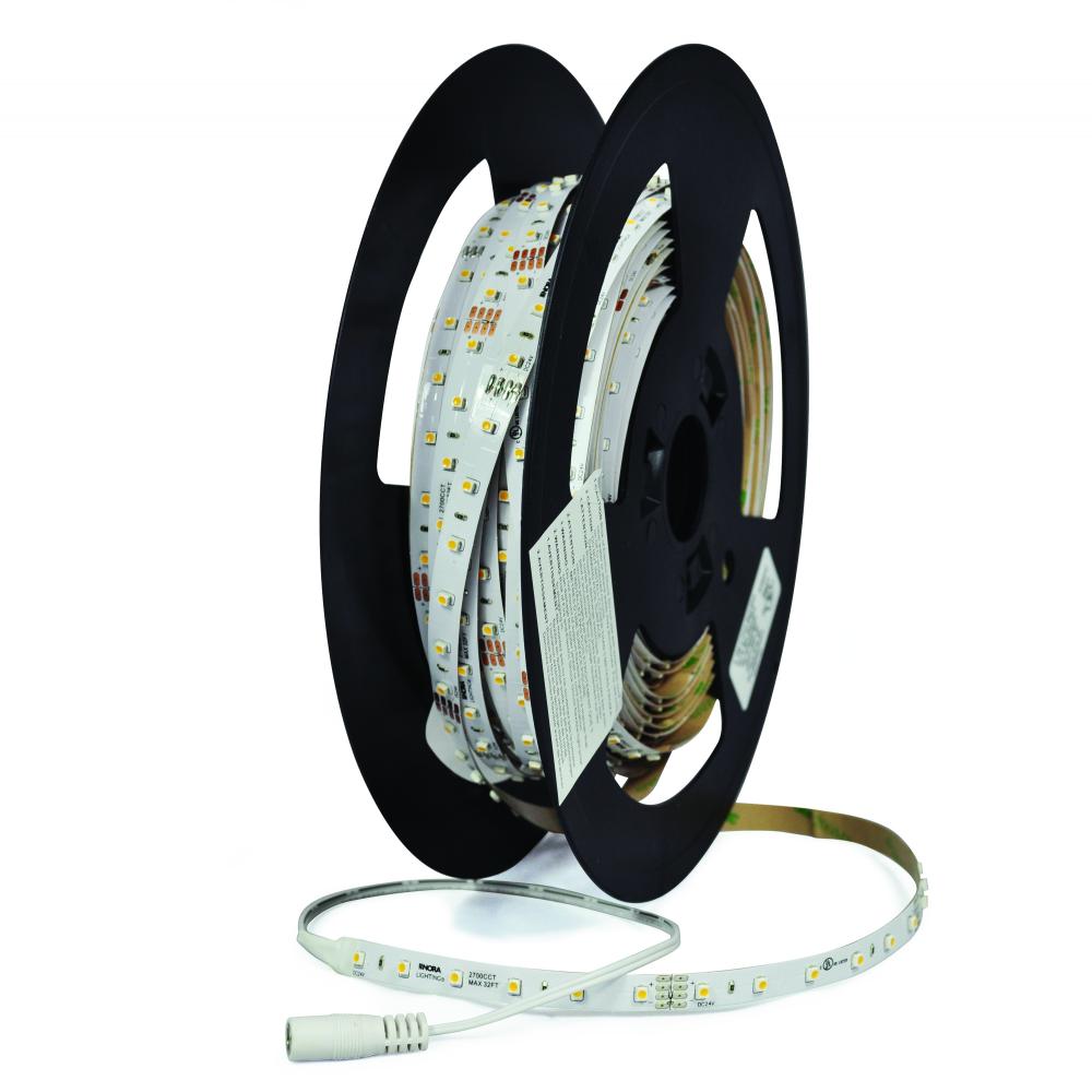 Standard 20&#39; 24V Continuous LED Tape Light, 80lm / 1.5W per foot, 2700K, 90+ CRI