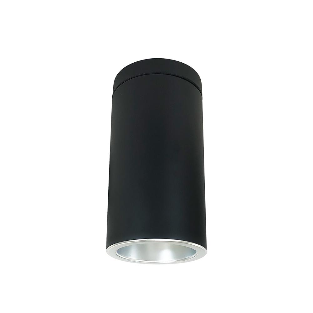 6&#34; Sapphire III Surface Mount Black Cylinder, Diffused Clear Reflector/Diffused Clear Flange,