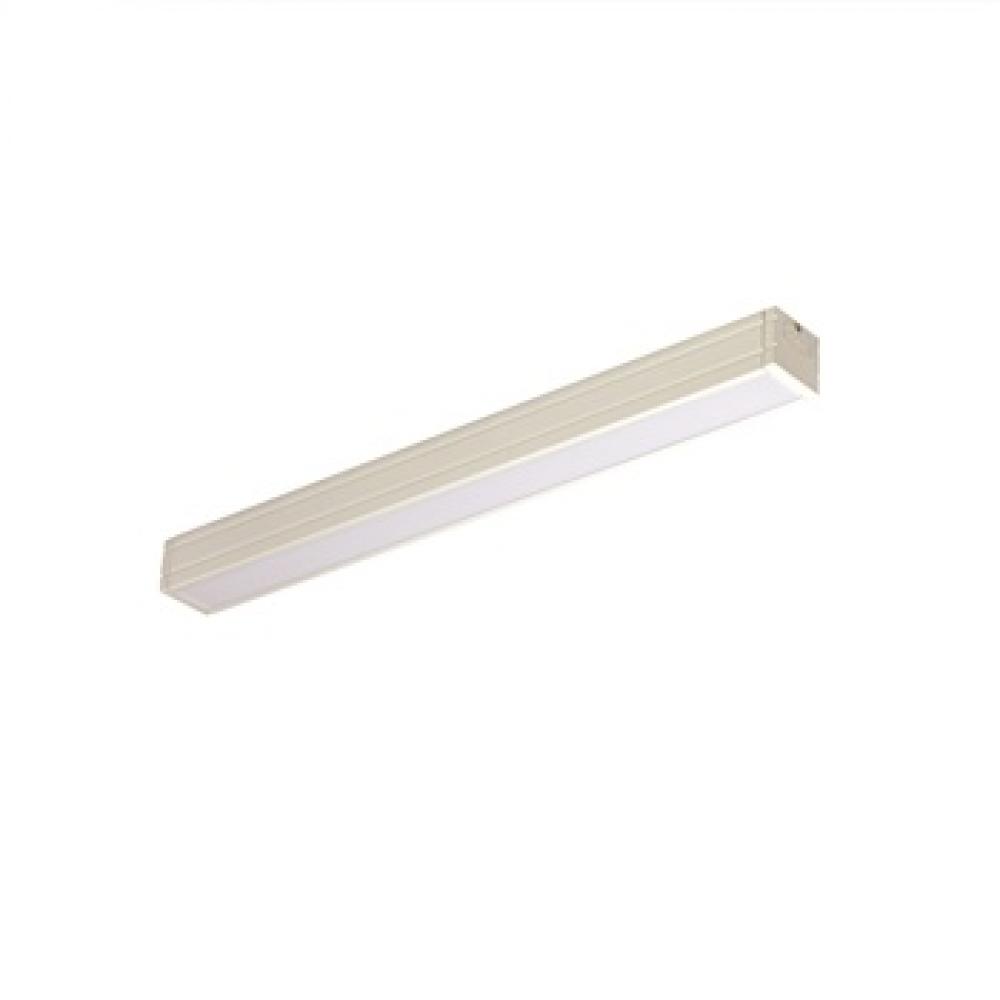 12&#34; Bravo FROST LED Linear, 500lm/ft, 7W, 3000K, White Finish