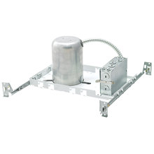 Nora NHIC-4LMRAT/EM - 4" IC, AT LED Dedicated New Construction Housing, 120/277VAC , Triac/ELV dimming, w/ Emergency