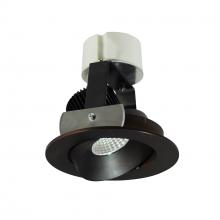 Nora NIR-4RCCDXBZ - 4" Iolite LED Round Adjustable Cone Retrofit, 800lm / 12W, Comfort Dim, Bronze Reflector /