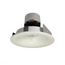 Nora NPR-4RNBCDXWW - 4" Pearl LED Round Bullnose Retrofit, 800lm / 12W, Comfort Dim, White Finish