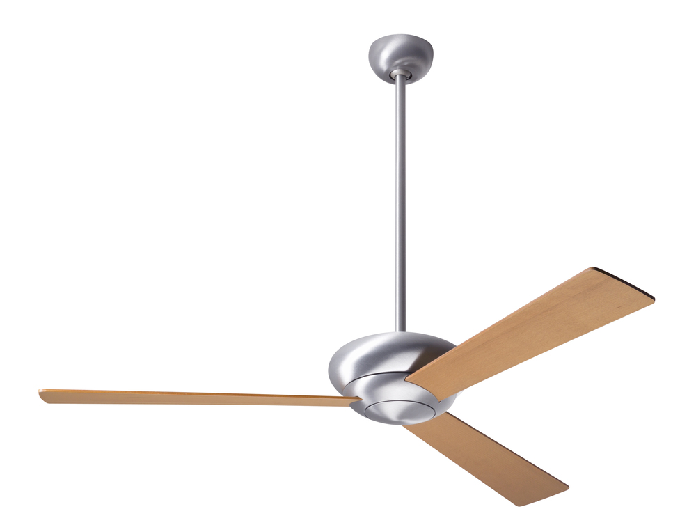 Altus Fan; Brushed Aluminum Finish; 42&#34; Maple Blades; No Light; Fan Speed and Light Control