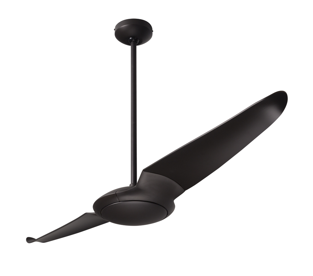 IC/Air (2 Blade ) Fan; Dark Bronze Finish; 56&#34; Nickel Blades; No Light; Wall/Remote Combo Contro