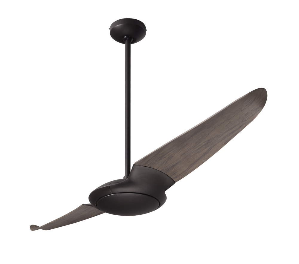 IC/Air (2 Blade ) Fan; Dark Bronze Finish; 56&#34; Graywash Blades; No Light; Wall/Remote Combo Cont