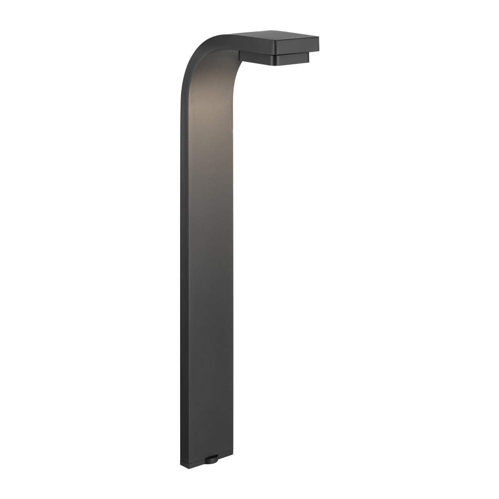 12 Volt 2700K LED 22.5&#34; Curved Path Light in Textured Black