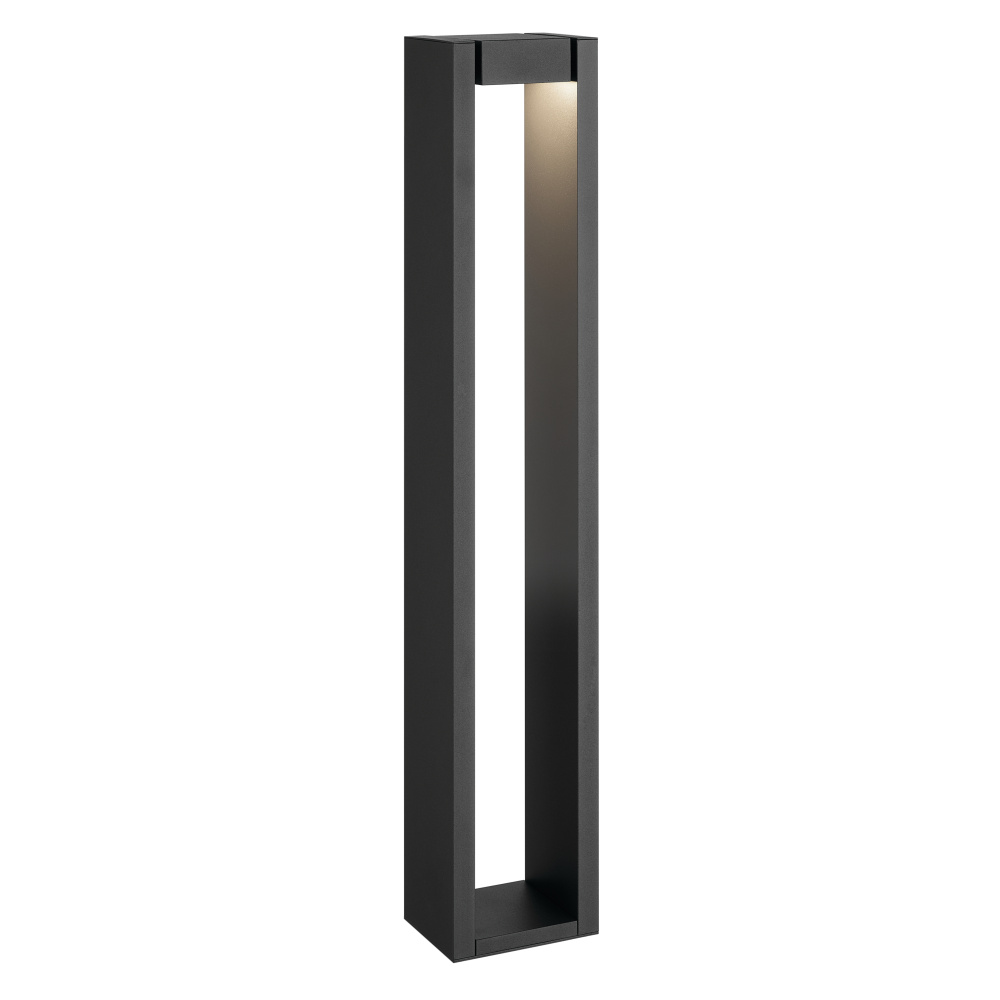 12 Volt 2700K LED 25.4&#34; Aimed Bollard in Textured Black