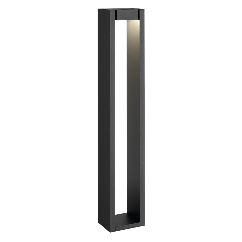 12 Volt 3000K LED 25.4&#34; Aimed Bollard in Textured Black