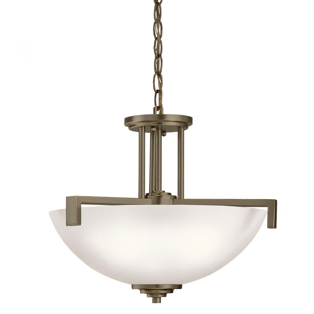 Eileen™ 3 Light Convertible Pendant with LED Bulbs Olde Bronze®