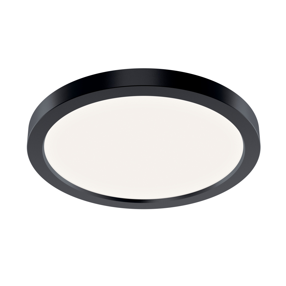 Ara 9.25&#34; Round LED Flush mount in Black