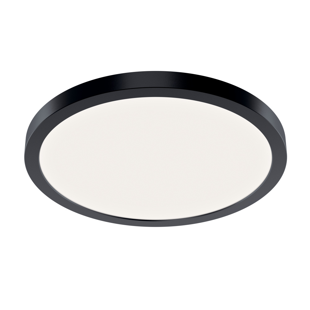 Ara 11.25&#34; Round LED Flush mount in Black