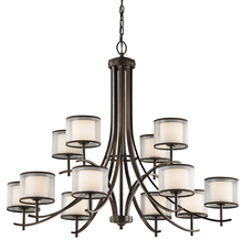 Kichler 43151MIZ - Tallie™ 12 Light Chandelier Mission Bronze