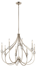 Kichler 43721PN - Eloise 8 Light Chandelier Polished Nickel