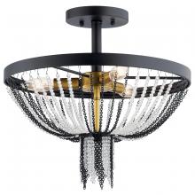 Kichler 52049BKT - Semi Flush 3Lt