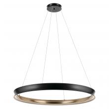 Kichler 52748BKLED - Larousse 49.5 Inch LED Chandelier in Black and Champagne Bronze
