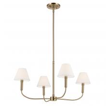 Kichler 52766CPZ - Eadie 30.75 Inch 4 Light Chandelier in Champagne Bronze