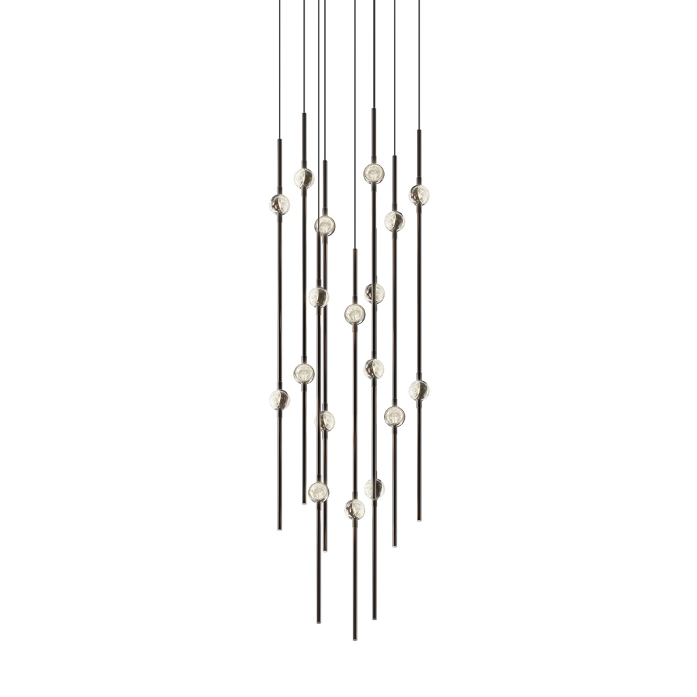 Aries 12&#34; Round LED Pendant w/20&#39; Cords